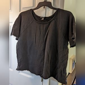 Victoria's Secret slightly cropped short sleeve sweatshirt